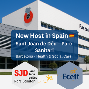 Exterior view of Sant Joan de Déu – Parc Sanitari in Barcelona, new Ecett Networks host for peer learning in health and social care